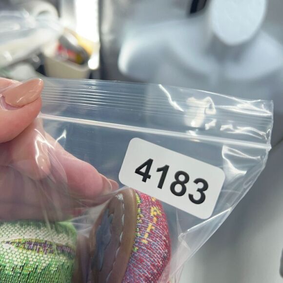 Born Women Abbee Ballet Flat Size 7 Striped Round Toe Shoe Multicolor Comfy - Picture 13 of 13